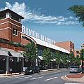 Little Rock River Market Painting by Glenn Pollard Little Rock River Market Painting by Glenn Pollard