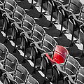 Lone Red Number 21 Fenway Park BW Photograph by Susan Candelario Lone Red Number 21 Fenway Park BW Photograph by Susan Candelario