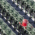 Lone Red Number 21 Fenway Park Photograph by Susan Candelario Lone Red Number 21 Fenway Park Photograph by Susan Candelario