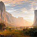Looking down Yosemite Valley Painting by Albert Bierstadt Looking down Yosemite Valley Painting by Albert Bierstadt