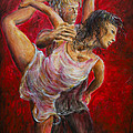 Lovers Red 04 Painting by Nik Helbig Lovers Red 04 Painting by Nik Helbig