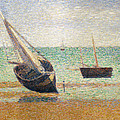 Low Tide At Grandcamp by Georges Pierre Seurat Low Tide At Grandcamp by Georges Pierre Seurat