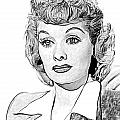 Lucille Ball 002 by Dean Wittle Lucille Ball 002 by Dean Wittle