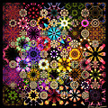 Luminiscent Kaleidoctogarden by Ann Stretton