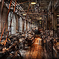 Machinist - A fully functioning machine shop Photograph by Mike Savad Machinist - A fully functioning machine shop Photograph by Mike Savad
