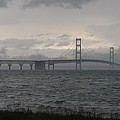 Mackinac Bridge in the Rain Photograph by Keith Stokes Mackinac Bridge in the Rain Photograph by Keith Stokes