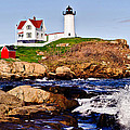 Maine's Nubble Light Photograph by Mitchell R Grosky Maine's Nubble Light Photograph by Mitchell R Grosky