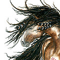 Majestic Pinto Horse 80 Painting by AmyLyn Bihrle Majestic Pinto Horse 80 Painting by AmyLyn Bihrle
