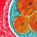 Mandarins Painting by Linda Woods Mandarins Painting by Linda Woods