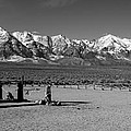 Manzanar Relocation Camp Cemetery Monument Photograph by Gary Whitton