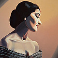 Maria Callas Painting Painting by Paul Meijering Maria Callas Painting Painting by Paul Meijering