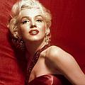 Marilyn Monroe in Red Digital Art by Georgia Fowler Marilyn Monroe in Red Digital Art by Georgia Fowler
