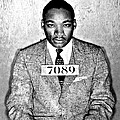 Martin Luther King Mugshot Canvas Print / Canvas Art by Digital ...