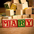 Mary - Alphabet Blocks by Edward Fielding Mary - Alphabet Blocks by Edward Fielding