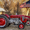 Massey - Feaguson 65 Tractor with USA Flag Photograph by James BO Insogna Massey - Feaguson 65 Tractor with USA Flag Photograph by James BO Insogna