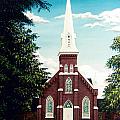 Methodist Church Painting by Glenn Pollard Methodist Church Painting by Glenn Pollard