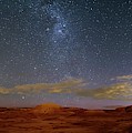 Milky Way Over Badlands Photograph by Science Photo Library