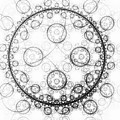 Minimalist fractal art black and white circles Digital Art by Matthias Hauser Minimalist fractal art black and white circles Digital Art by Matthias Hauser