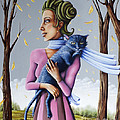 Miss Pinky's Outing Painting by Valerie White Miss Pinky's Outing Painting by Valerie White