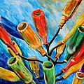 Mississippi Bottle Tree Painting by Karl Wagner Mississippi Bottle Tree Painting by Karl Wagner