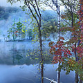 Mist Over Lake Emerald Lake State Park Photograph by Tim Fitzharris Mist Over Lake Emerald Lake State Park Photograph by Tim Fitzharris