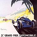 Monaco Grand Prix 1933 Digital Art by Georgia Fowler Monaco Grand Prix 1933 Digital Art by Georgia Fowler