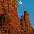 Moon Over Chicken Point Photograph by Ed Gleichman Moon Over Chicken Point Photograph by Ed Gleichman