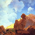 Morning Spring Painting by Maxfield Parrish Morning Spring Painting by Maxfield Parrish
