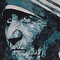 Mother Teresa Painting by Paul Lovering Mother Teresa Painting by Paul Lovering