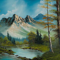 Mountain Retreat Painting by Chris Steele Mountain Retreat Painting by Chris Steele