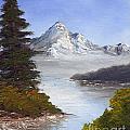 Mountain Region Painting by Michelle Bien Mountain Region Painting by Michelle Bien