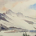 Mt. Thielsen, Oregon Painting by Amanda Amend
