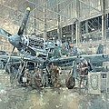 Mustang At Warton by Peter Miller Mustang At Warton by Peter Miller