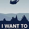 My I want to believe minimal poster-millennium falcon Digital Art by Chungkong Art My I want to believe minimal poster-millennium falcon Digital Art by Chungkong Art