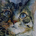 Mystery Tabby Painting by Paul Lovering Mystery Tabby Painting by Paul Lovering