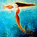 Mystic Mermaid II Painting by Shijun Munns Mystic Mermaid II Painting by Shijun Munns