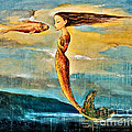 Mystic Mermaid III Painting by Shijun Munns Mystic Mermaid III Painting by Shijun Munns