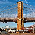 New York Bridges Lit by Golden Sunset Photograph by Mitchell R Grosky New York Bridges Lit by Golden Sunset Photograph by Mitchell R Grosky