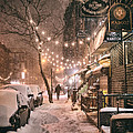 New York City - Winter Snow Scene - East Village Photograph by Vivienne Gucwa New York City - Winter Snow Scene - East Village Photograph by Vivienne Gucwa