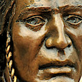 Nez Perce Indian Bronze, Joseph, Oregon Photograph by Theodore Clutter Nez Perce Indian Bronze, Joseph, Oregon Photograph by Theodore Clutter