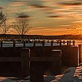 Northport New York Winter Sunset Photograph by Alissa Beth Photography