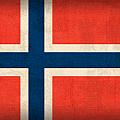 Norway Flag Distressed Vintage Finish Mixed Media by Design Turnpike Norway Flag Distressed Vintage Finish Mixed Media by Design Turnpike