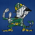 Notre Dame Fighting Irish Leprechaun Vintage Indiana License Plate Art Mixed Media by Design Turnpike Notre Dame Fighting Irish Leprechaun Vintage Indiana License Plate Art Mixed Media by Design Turnpike