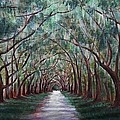 Oak Avenue Painting by Anastasiya Malakhova