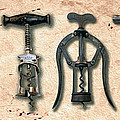 Old Corkscrews Painting Mixed Media by Jon Neidert Old Corkscrews Painting Mixed Media by Jon Neidert