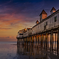 Old Orchard Beach Pier Sunset Photograph by Susan Candelario Old Orchard Beach Pier Sunset Photograph by Susan Candelario