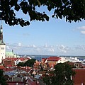 Old Town And Harbor - Tallinn by Christiane Schulze Art And Photography Old Town And Harbor - Tallinn by Christiane Schulze Art And Photography