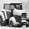 Old Tractor in the Snow Photograph by Holden The Moment Old Tractor in the Snow Photograph by Holden The Moment