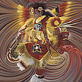 On Sacred Ground Series 4 Painting by Ricardo Chavez-Mendez On Sacred Ground Series 4 Painting by Ricardo Chavez-Mendez