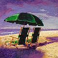 On the Beach by Glenn Pollard